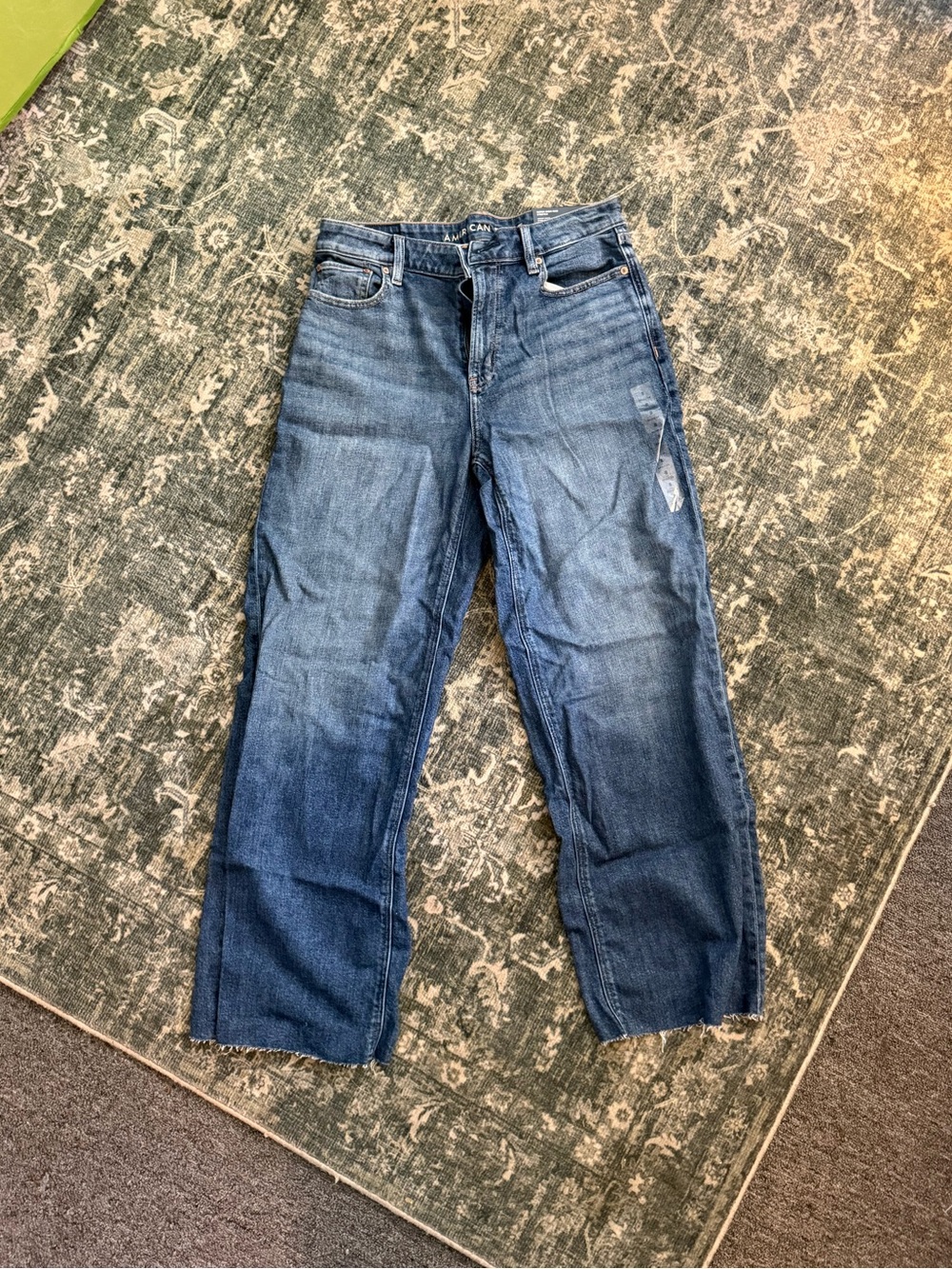 American Eagle Outfitters Men's Medium Blue Straight Jeans
